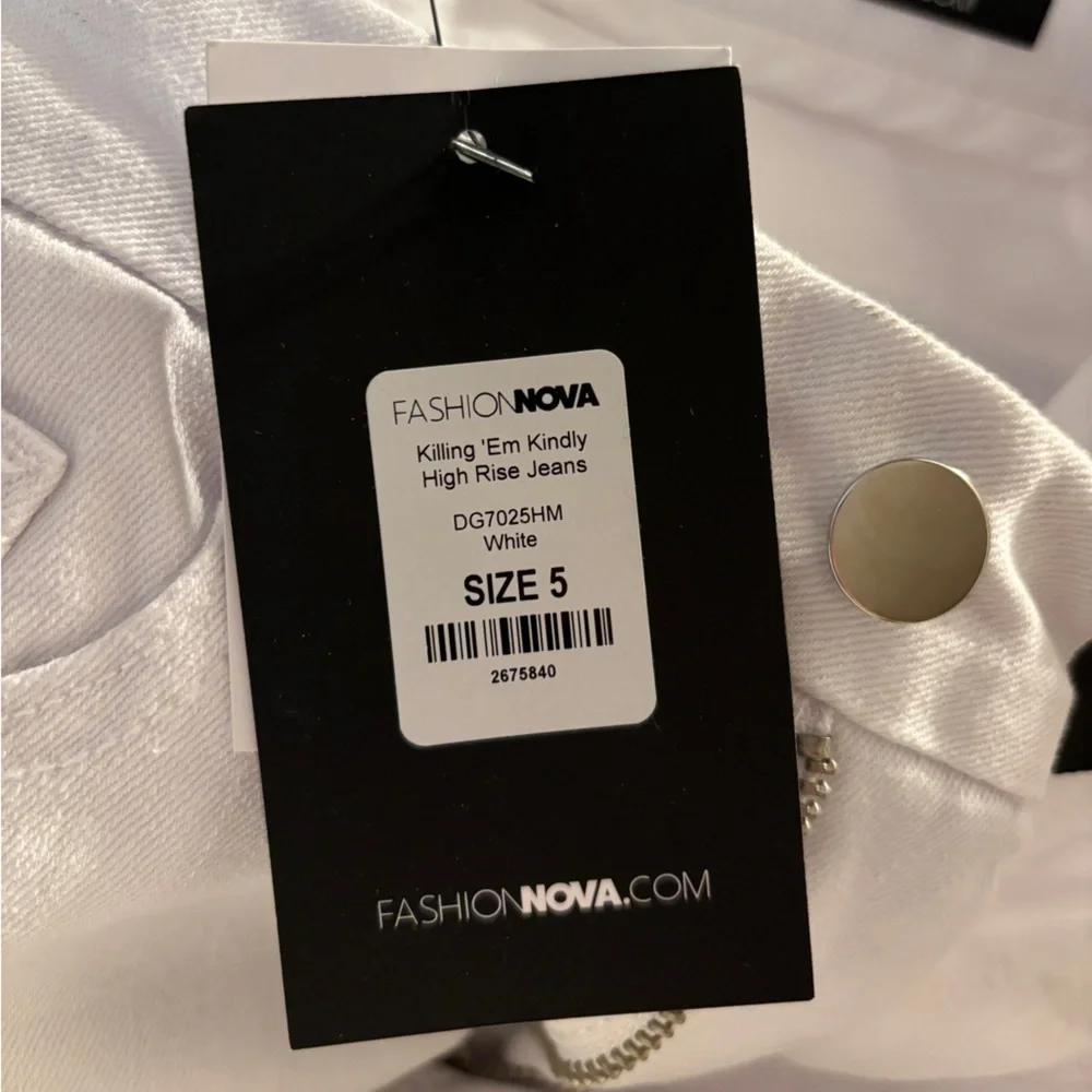 NWT Fashion Nova Killing ‘em Kindly Jeans - Picture 8 of 9